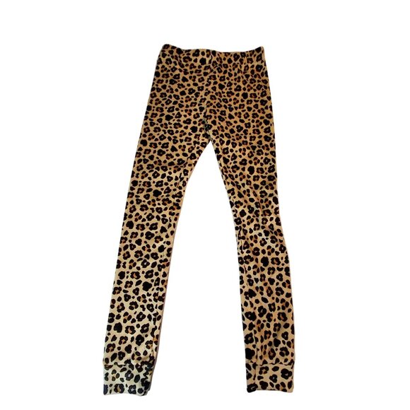Cat And Jack Leopard Print Long Sleeve Stretchy Pajama Set For Women Size 8 - Picture 8 of 13